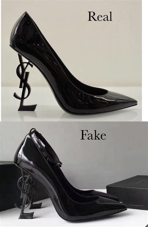 how to spot fake ysl tribute heels|ysl shoes fake pair.